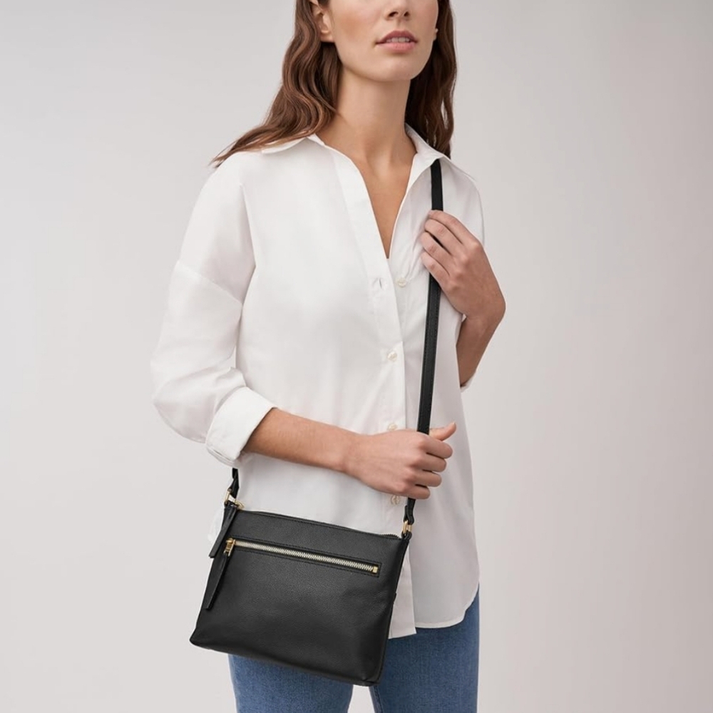 Fossil Black Crossbody Bag